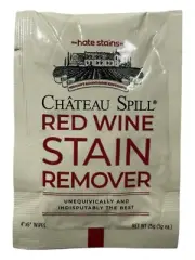 The Hate Stains Red Wine Stain Remover -Towelette Wipes - 25 wipes (4" x 6")