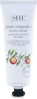 Om SHE Aromatherapy Pure Organics Hand Creme - Patchouli, Geranium & Orange