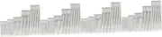 NUOBESTY 20 Sets Manual Thread Sewing Needles Embroidery Needles Different Sizes Ideal for Hand Sewing Craft Projects