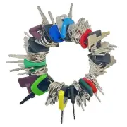Heavy Machinery Equipment Keys Master Set of 75, Construction Operator Keys f...