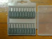 20x Allen Hex size 1/16" Standard INDUSTRIAL grade Screwdriver Bit CRV-MO in box