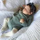 19inch Lifelike Reborn Baby LOULOU Real Touch Sleeping Cloth Body Newborn Doll
