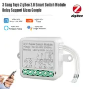 Tuya Zigbee3.0 1-4CH Smart Switch Module DIY Breaker Wireless Light Switch Relay