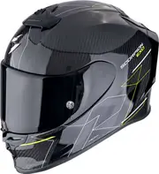 Scorpion EXO-R1 Evo Carbon Air Cynergy, full face helmet , color: Black/Neon-Yellow , size: S