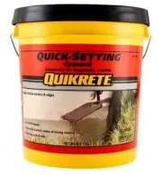 Quikrete Quick-Setting Cement Sets in 10 - 15 Minutes - 20 lb.