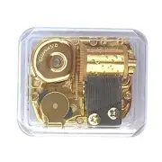 Clear Acrylic Wind up Music Box with Sankyo Musical Movement (60 Tunes