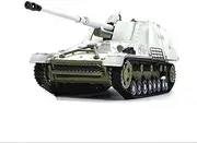 1:72 Scale Alloy German Rhino Anti-Tank Snow Painting Tank Model Simulation Tank Model for Collection