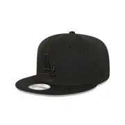 Los Angeles Dodgers MLB Essentials Black on Black 9FIFTY Snapback