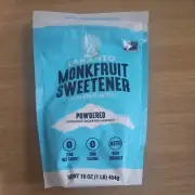 Lakanto Powdered Monkfruit Sweetener with Erythritol - Sugar Free 16 oz New!