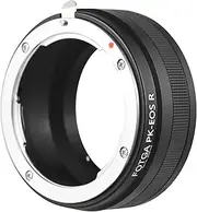 High Precision M L Lens Mount Adapter Ring Al Num Alloy for K-Mount Lens to for Eos Rf-Mount Mirrorl Cameras Black