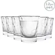 Shot Glasses Diamond Dimpled Spirit Shooter Barware Drinking Tableware 80ml x12