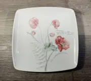 Lenox, Artist Sketchbook, Geranium, Square Accent Plate ~new~