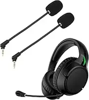 Zopsc 2Pcs 3.5mm Detachable Game Mic Boom, Noise Canceling Microphone Replacement for Cloud Flight S