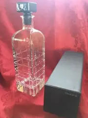 NIB FLAWLESS Stunning ORREFORS STREETS Crystal CORDIAL LIQUOR DECANTER STOPPER