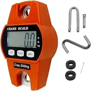 [VermiS] Kitchen Digital Baking Scales,Electronic Food Scale, 660 LB Digital Hanging Scale 300 KG Industrial Crane Scales Aluminum Housing LED Display for Fishing, Weigh Luggage and Farm Scales