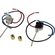 2-Pack HQRP 3-Way 3-Wire Switch for Ceiling Fan Pull Chain Light, UL Listed