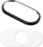 Uonlytech Black Scratchproof Phone Lens Protector Film Metal Fall Circle for Precision Fit Easy Application Wear Resistant Design