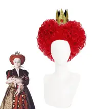 Short Afro Curly Beehive for Women Wig Queen of Hearts
