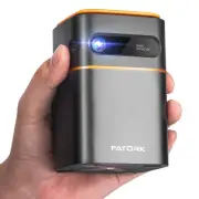 Mini Projector, 5G WiFi 6 Bluetooth Short Throw Projector, HD 1080P DLP Porta...