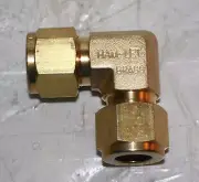 1/2" Tube Brass Elbow Fitting Ham-Let 765LB1/2