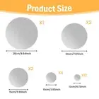 21Pcs Mirror Wall Stickers Removable Adhesive Acrylic Mirror Wall Decal MahXG