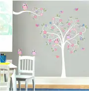 Owl Tree Branch Wall Sticker