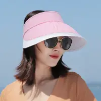 在飛比找momo購物網優惠-【Juniper 朱尼博】大帽眉防曬抗UV遮陽空心帽18SS