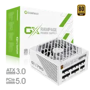 Gamemax GX-750 PRO White 750W 80+Gold Power Supply ATX3.0 PCIE5.0