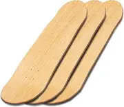 [ROKENPOY] 3 PCS Blank Skateboard Decks, 8 x 31 inch 7-Layer Maple Double-Tail Skateboard, Ideal for Painting, and Wall Decoration