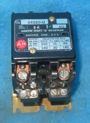 NIB Arrow-Hart 34320-U 240V Contactor + 1 Year Warranty