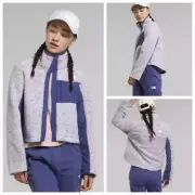 The North Face Girls Fleece Mashup Zip Jacket in Cave Blue Size XL (14-16) NEW