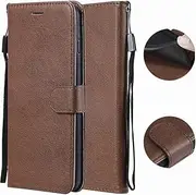 Laybomo For Huawei Mate 10 Pro Leather Protective Case Soft TPU Silicone Flip Cover Magnetic Wallet Shell Mobile Phone Case for Huawei Mate 10 Pro with Card Slot, Business Series (Brown)