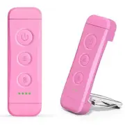 Glocusent USB Rechargeable Book Light for Reading in Bed, Portable Rose Red