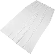 Textured White Sheer Curtain Panels for Living and Bedroom Long Privacy Drapes with Excellent Light Filtering Modern Minimalist Design for Balconies and Bay