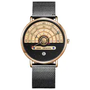 Fashion Men 3Atm Waterproof Unique Dial Casual Quartz Watch
