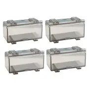 4 Pack 1/64 Dustproof Acrylic Cars Model Display Storage Box For Hot Wheels h