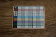 Laminated Re-useable 7 Wonders Board Game Score Sheet