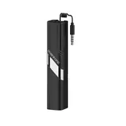 BY3 3.5mm Wired Control Monopod Folding Extendable Handheld Pocket Holder Selfie Stick (Black)