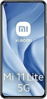 [Xiaomi] Mi 11 Lite Dual-SIM 128GB + 6GB RAM (No CDMA | GSM Only) Factory Unlocked 5G Smartphone (Truffle Black) - International Version