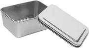 GREENADSCAPE 1 Set Stainless Steel Cake Pan Nonstick Baking Pan Cake Plate with Lid Bake Removable Tiramisu Mold Molds Material Shaped Rectangular Small Bakeware Stainless Steel Silver
