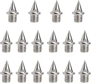 [koolsoo] 16x Track Shoe Spikes Track Spikes Steel Practical 7 mm Track and Field Running Spikes for Cross Country Short Running Sports