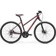 Merida Crossway 20-D Hybrid Bike Burgundy Red/Red