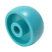 Fitness Accessory Blue Plastic Roller Wheels for Exercise Bike and More