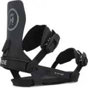 2025 Ride A-6 Snowboard Bindings - Color: Black - Size: Medium *NEW IN BOX*