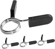 WOONEKY 4pcs Barbell Clamps Accessories for Men Dumbbell Collars Weightlifting Barbell Clips Secure Locking Collars for Fitness Training