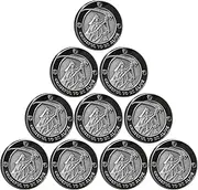 Grateful to Be Alive Sobriety Chip AA Coins and Medallions Recovery Anniversary Token (Pack of 10)