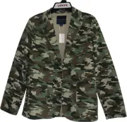 Janie and Jack Boy Camouflag Stretch Twill Blazer Button Down Jacket Size 14 NWT
