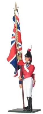 BRITAINS REDCOATS ENSIGN KINGS OWN 4TH REGIMENT OF FOOT 1810-1815, 43141