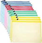 CANIGHT Multipurpose Stationery Bag File Folder Organiser Zipper Pouches for Documents Receipts