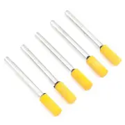 5pc 5mm Fine Cylinder Stone For Dremel Rotary Grinding Die Grinder Drill Bit